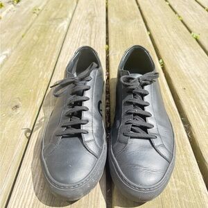 Common Projects Black Leather Sneakers